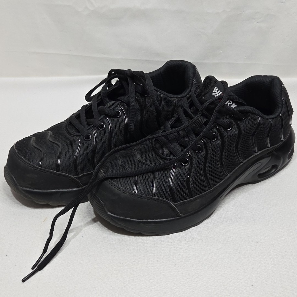 LARNMERN Steel Toe Shoes Waterproof Slip Resistant Work Sneakers Size 6.5 / 8.5